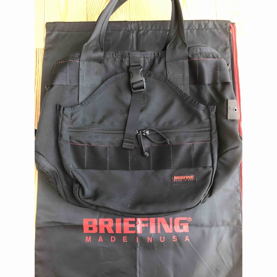 BRIEFING made in USA/ブリーフィング ジムワイヤー ブラックバッグ