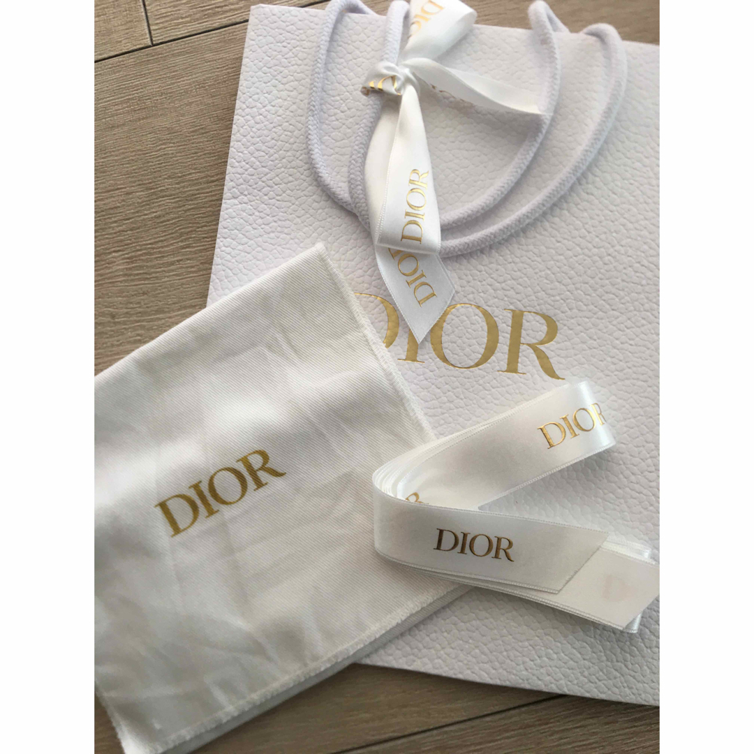 Dior(ディオール)のショップ袋　リボン　三点セット レディースのバッグ(ショップ袋)の商品写真