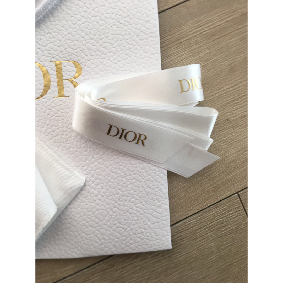 Dior(ディオール)のショップ袋　リボン　三点セット レディースのバッグ(ショップ袋)の商品写真