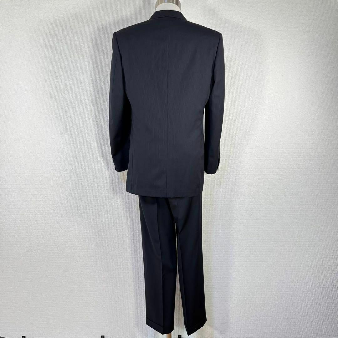 【美品】ポールスミス　スーツ　セットアップ　マリオ ゼニア社生地　XLサイズ　紺