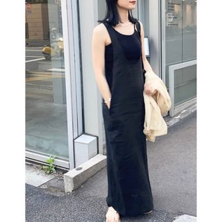 ザラ(ZARA)の新品未使用　タグ付き　SHENERY 2WAYリネンタイトワンピース　(ロングワンピース/マキシワンピース)