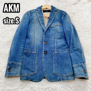 AKM - AKM デニムテーラード ジャケット 2B S おしゃれ かっこいいの