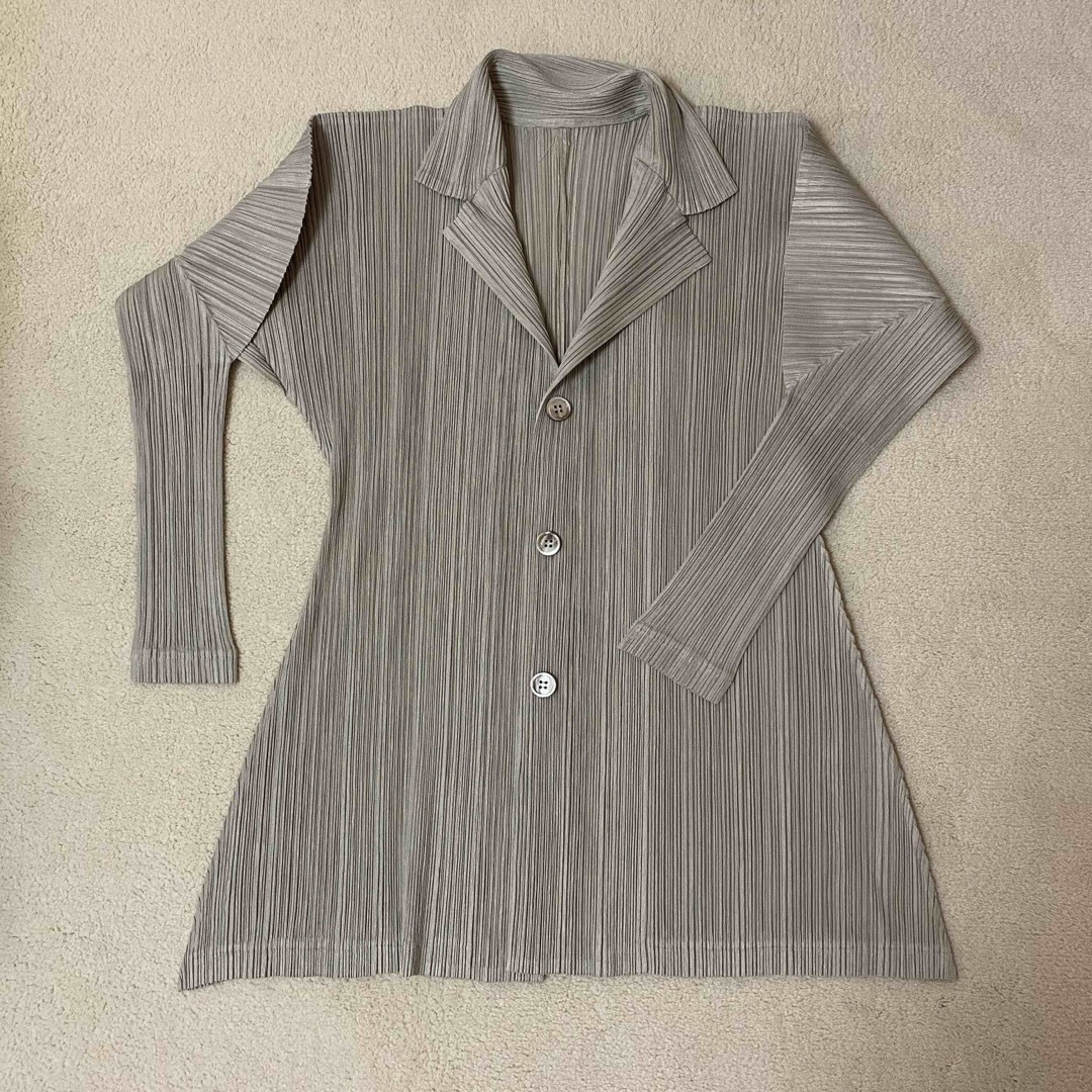 イッセイミヤケ PLEATS PLEASE カーディガン - カーディガン