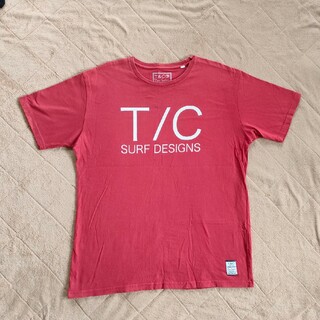 タウンアンドカントリー(Town & Country)の【Town ＆ Country】Tシャツ SURF DESIGNS  赤  半袖(Tシャツ/カットソー(半袖/袖なし))