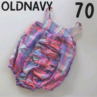 オールドネイビー(Old Navy)のベビーサロペット(ロンパース)