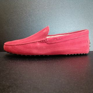 TOD'S - トッズ(TOD'S) ドライビングシューズ 赤 UK7.5の通販 by