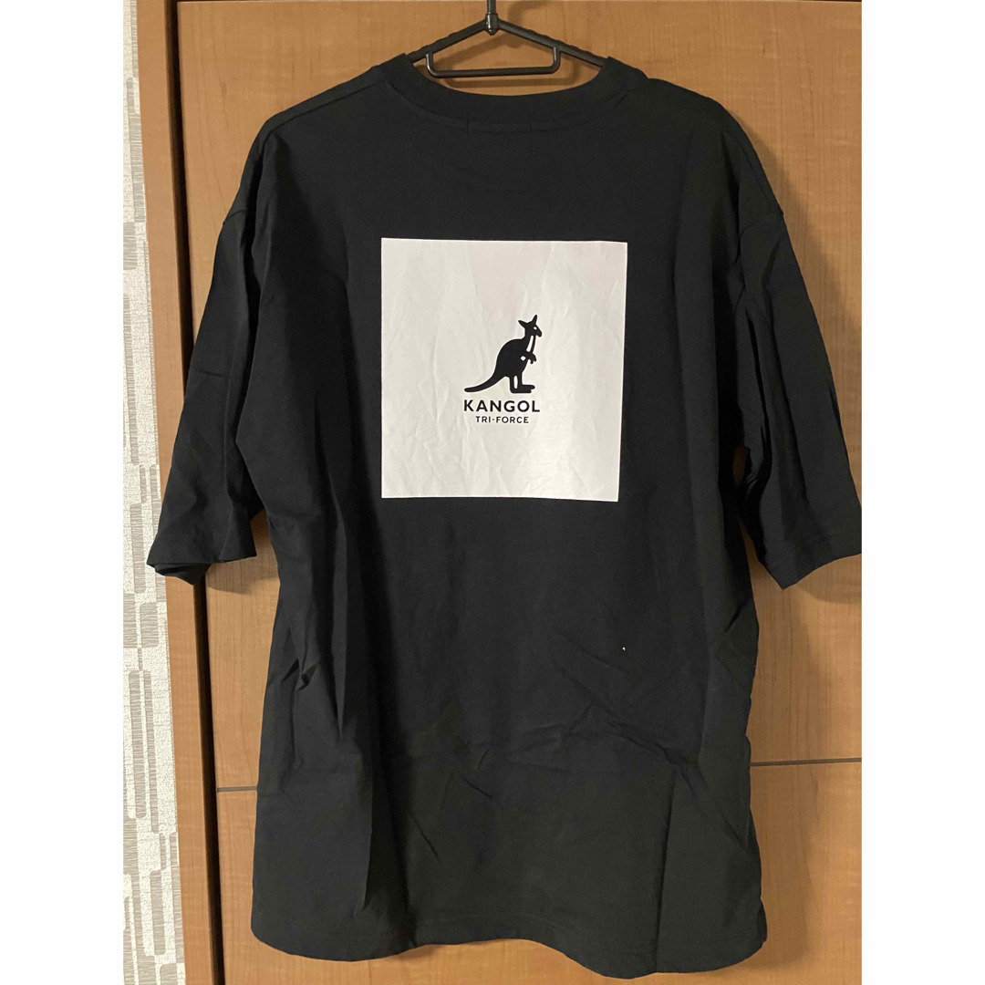KANGOL(カンゴール)のKANGOL TRI-FORCE Tシャツ黒 メンズのトップス(Tシャツ/カットソー(半袖/袖なし))の商品写真