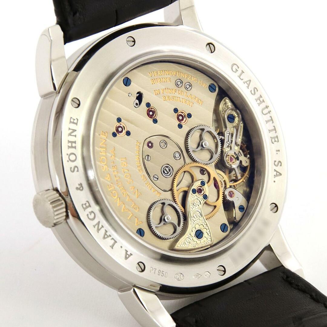 A. Lange & Söhne（A. Lange & Sohne）(ランゲアンドゾーネ)のランゲ&ゾーネ ランゲ1タイムゾーン PT 116.025/LS1162AA PT 手巻 メンズの時計(腕時計(アナログ))の商品写真