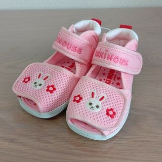 ミキハウス(mikihouse)の【子供靴】ミキハウス ダブルラッセルベビーシューズ ※新品(サンダル)