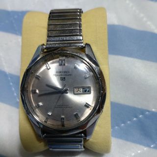 セイコー(SEIKO)のセイコースポーツマチック　銀文字盤　アンティーク60年代イルカマーク(腕時計(アナログ))