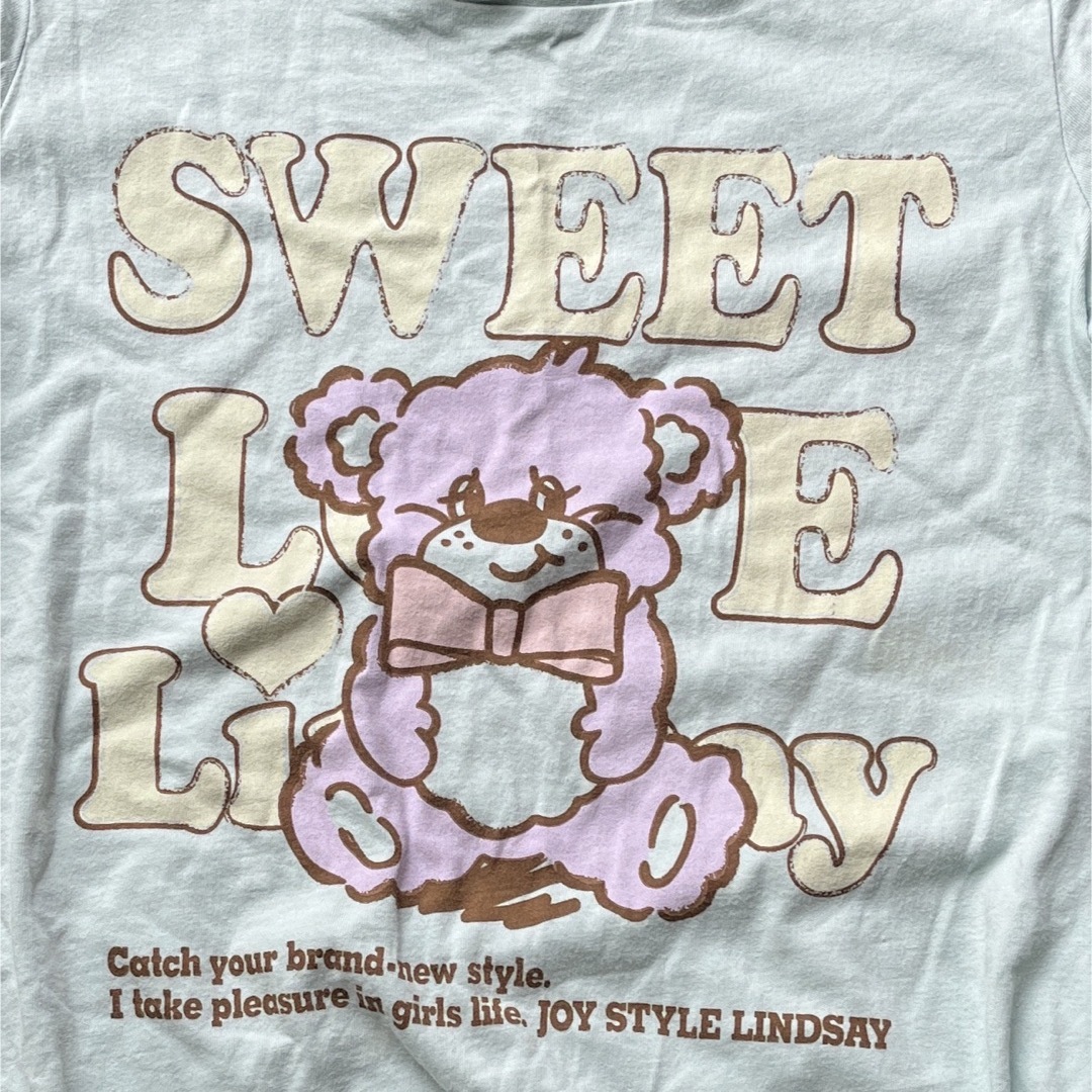 Lindsay(リンジィ)のLindsay  リンジー　Mサイズ　Tシャツ　二枚　セット キッズ/ベビー/マタニティのキッズ服女の子用(90cm~)(Tシャツ/カットソー)の商品写真