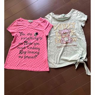 リンジィ(Lindsay)のLindsay  リンジー　Mサイズ　Tシャツ　二枚　セット(Tシャツ/カットソー)