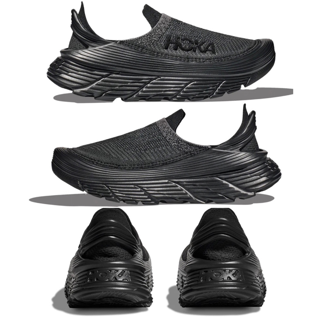 ドーバーストリートマーケット限定 HOKA ホカ RESTORE TC 黒 販売数No