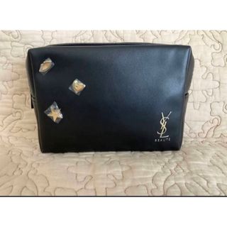 イヴサンローラン(Yves Saint Laurent)の新品【YSL】イヴサンローランノベルティポーチ　ブラック(ポーチ)