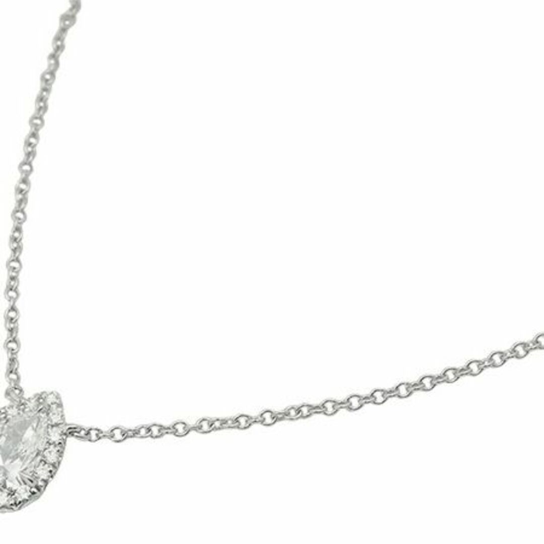 30g付属品ティファニー ソレスト ペアシェイプ ダイヤ/0.36ct ネックレス プラチナ