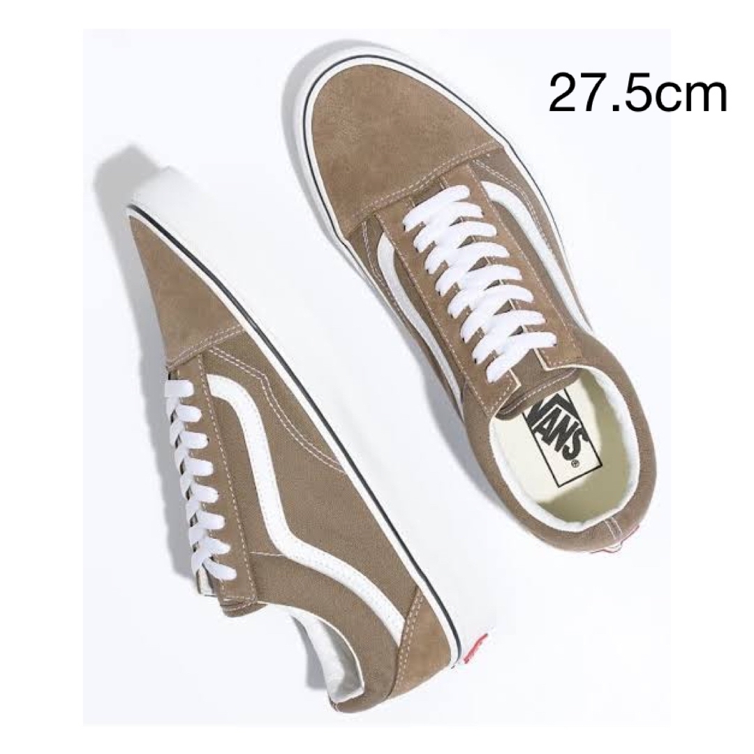 27.5cm 【vans】US企画　ブラウン×ホワイト　オールドスクール