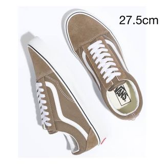 ヴァンズ(VANS)の27.5cm 【vans】US企画　ブラウン×ホワイト　オールドスクール(スニーカー)