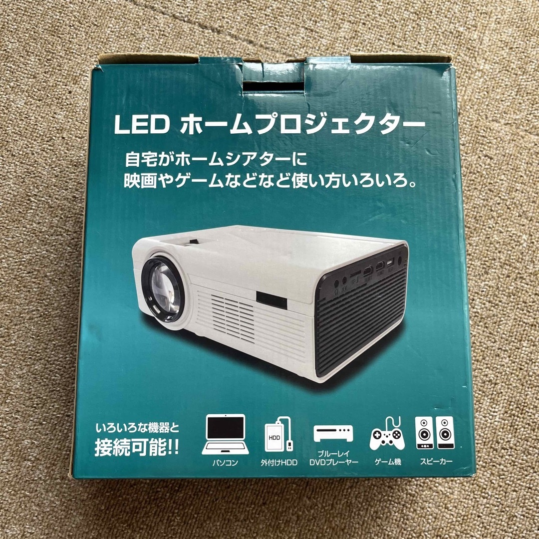 LED ホームプロジェクター KPJ-2000の通販 by ???? ???????????? ⋆'s shop｜ラクマ