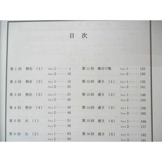 UQ04-002 日能研関西 5年 灘特進特訓テキストI/II 算数/テーマ集 2018年度版 問題/解答付計5冊 40M2D