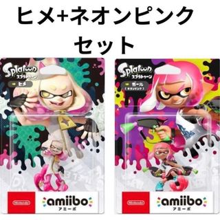 【新品未開封】スプラトゥーン アミーボ ヒメ ネオンピンク ガール　amiibo(ゲームキャラクター)