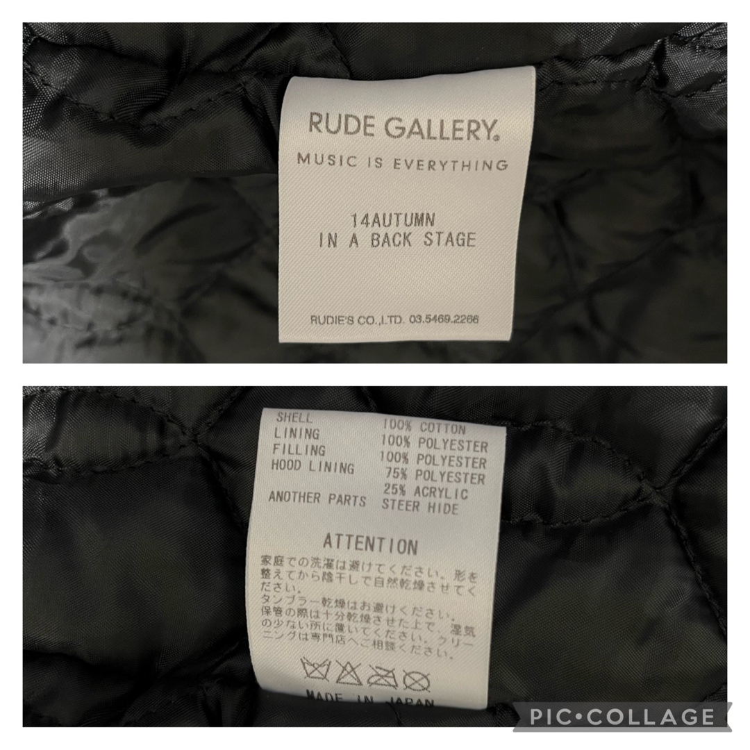 RUDE GALLERY - ルードギャラリーR5FIELDCOAT モッズコート ブラックの