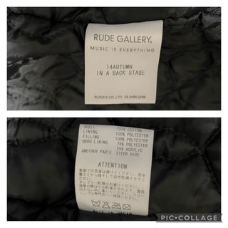 RUDE GALLERY - ルードギャラリーR5FIELDCOAT モッズコート ブラックの