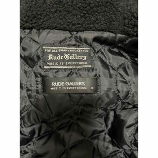 RUDE GALLERY - ルードギャラリーR5FIELDCOAT モッズコート ブラックの