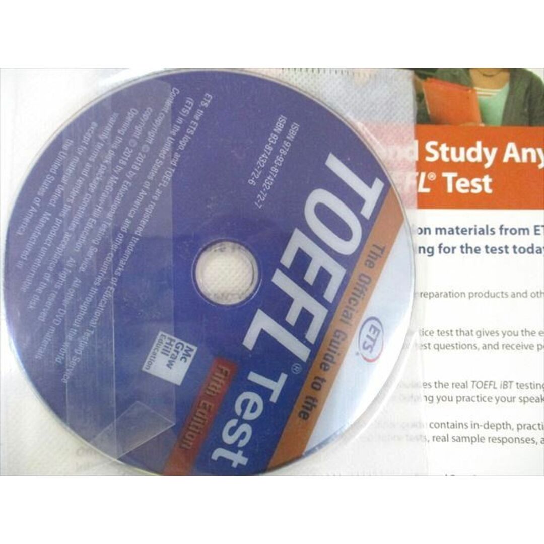 UP81-037 McGraw Hill Education The Official Guide to the TOEFL Test Fifth Edition DVD-ROM1枚付 37MaD