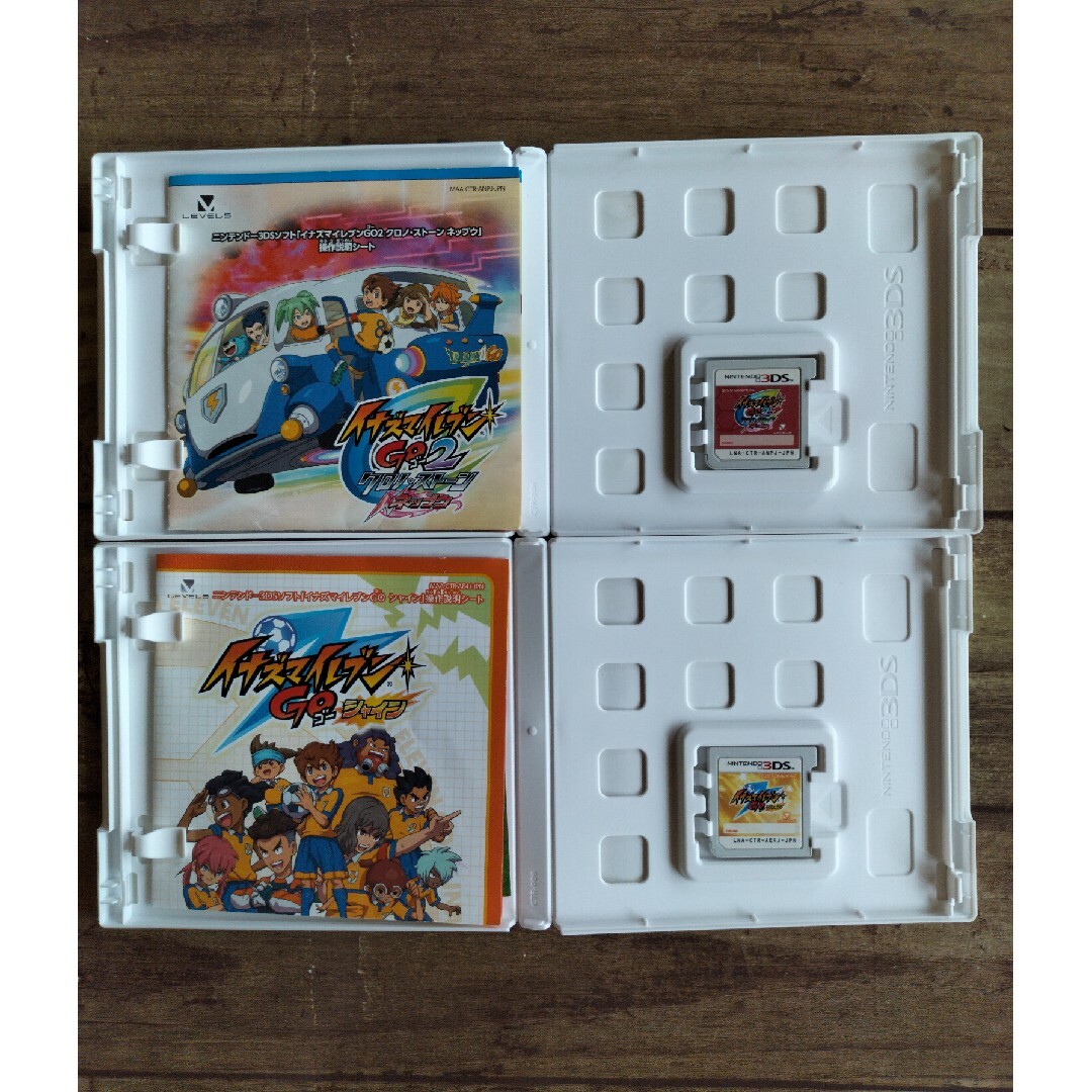 イナズマイレブンGO2 クロノ・ストーン ネップウ 3DS　GOシャイン エンタメ/ホビーのゲームソフト/ゲーム機本体(携帯用ゲームソフト)の商品写真