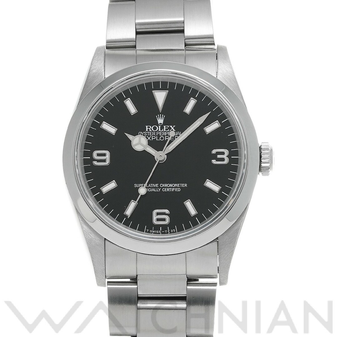 中古 ロレックス ROLEX 14270 T番(1996年頃製造) ブラック メンズ 腕時計