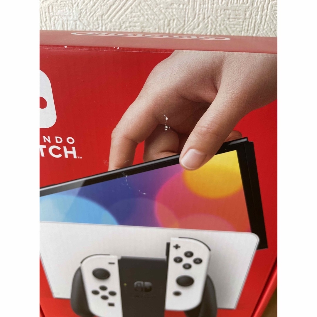 Nintendo Switch(有機EL) ホワイトメーカー保証残⭕️店舗印 ...