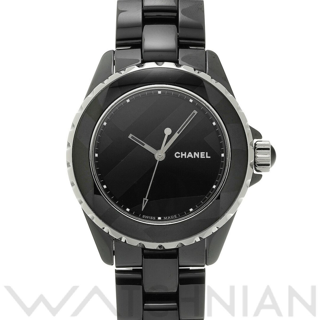 シャネル CHANEL H5581 ブラック メンズ 腕時計時計