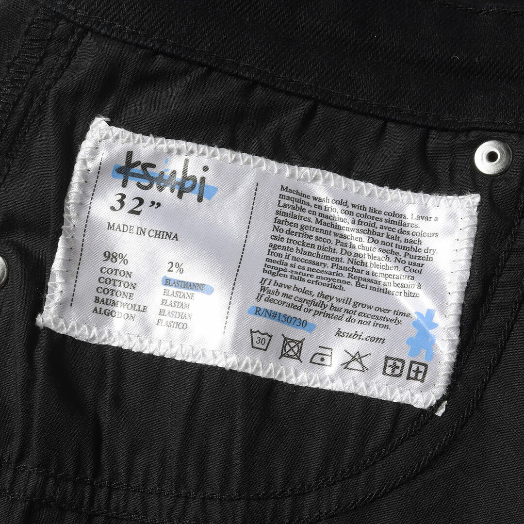 ksubi - Ksubi スビ パンツ クラッシュ ペイント パッチ ステッチ 加工