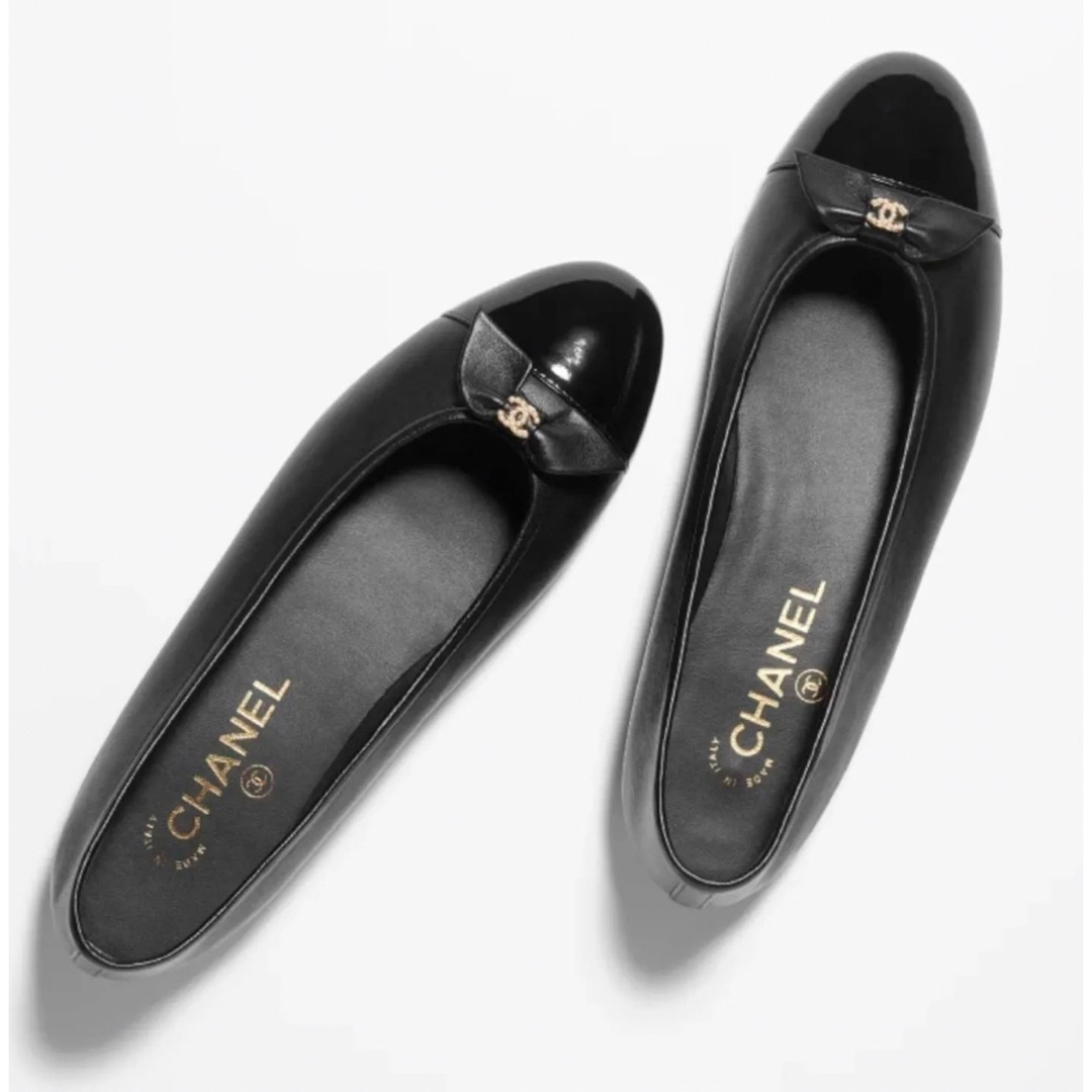 レア】CHANEL シャネル 37.5 バレリーナ バレエ リボン ココマーク