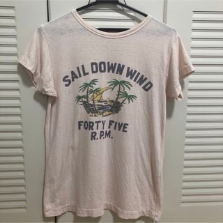 フォーティーファイブアールピーエム(45rpm)の45rpm Tシャツ ピンク(Tシャツ(半袖/袖なし))