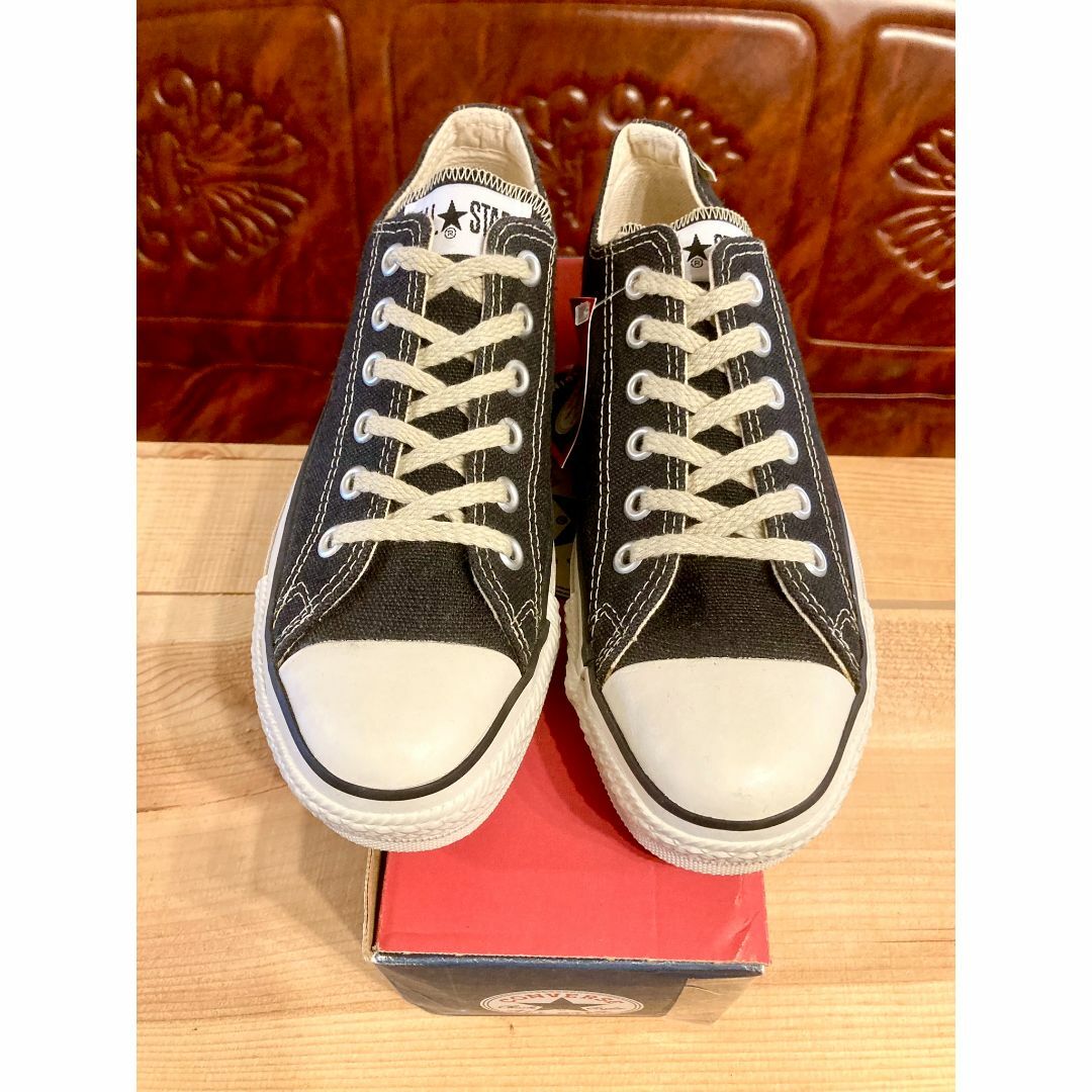 CONVERSE(コンバース)の★90s!USA!コンバース オールスター ヘンプ 黒 麻 デッド 237★ レディースの靴/シューズ(スニーカー)の商品写真