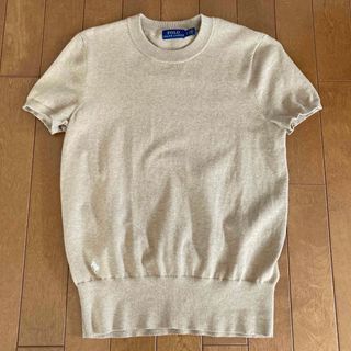 ポロラルフローレン(POLO RALPH LAUREN)のポロラルフローレン　コットンショートスリーブセーター(ニット/セーター)