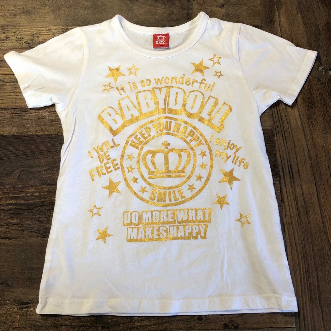 BABYDOLL(ベビードール)のBABY DOLL   Tシャツ　140 キッズ/ベビー/マタニティのキッズ服女の子用(90cm~)(Tシャツ/カットソー)の商品写真