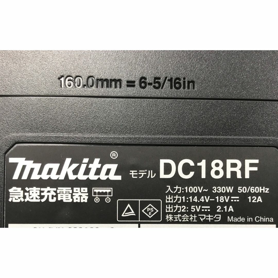 新品 マキタ BL1460B 雪マーク付き バッテリー + DC18RF 充電器 - 工具