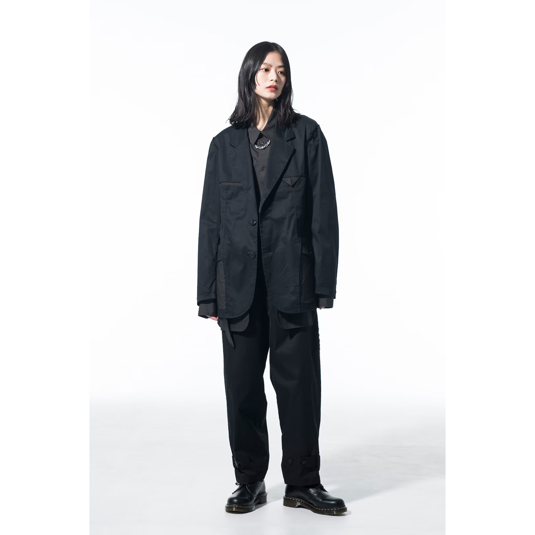 yohji yamamoto pour homme 5分袖ジャケット Mサイズ肩幅45cm