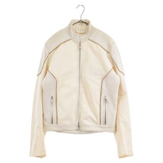 Maison Martin Margiela 1 メゾン マルタン マルジェラ 1 19SS オーバーサイズポリウレタンライダースジャケット グレーベージュ XS