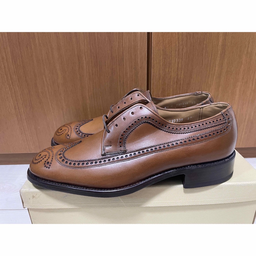 フローシャイム FLORSHEIM US8 1/2  D バーガンディ