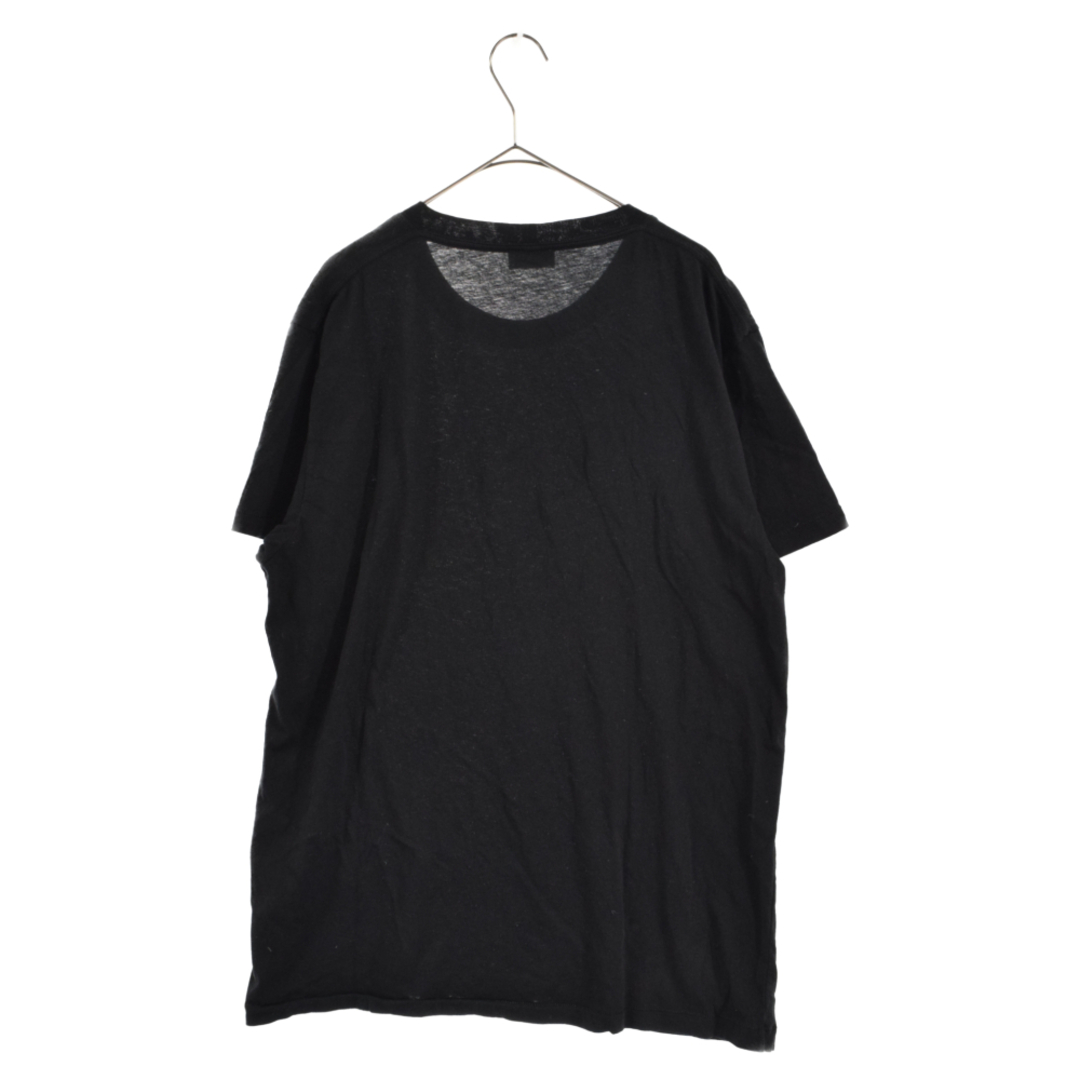 メンズ 16AW SAINT LAURENT PARIS サンローラン パリ 440746 think itプリントTシャツ S/ブラック トップス【2400012889231】