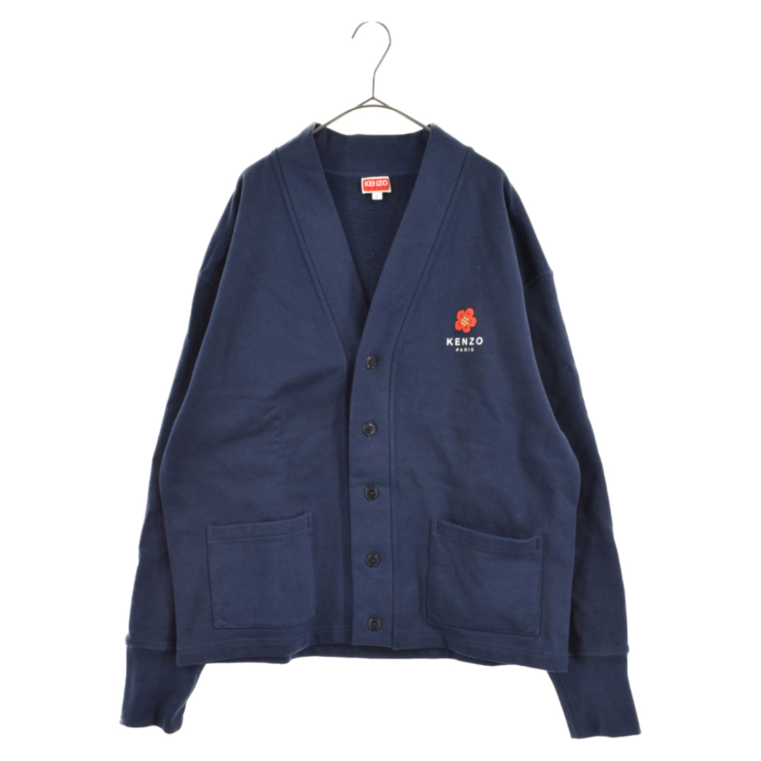 KENZO ケンゾー 22SS by NIGO プリントスウェットカーディガン フラワー ケンゾー ネイビー FC65BL7444ME | フリマアプリ ラクマ