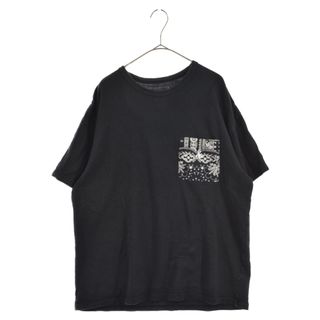 ソフネット(SOPHNET.)のSOPHNET. ソフネット 21SS バンダナ柄ポケット付き半袖Tシャツ SOPH-210044 ブラック(Tシャツ/カットソー(半袖/袖なし))