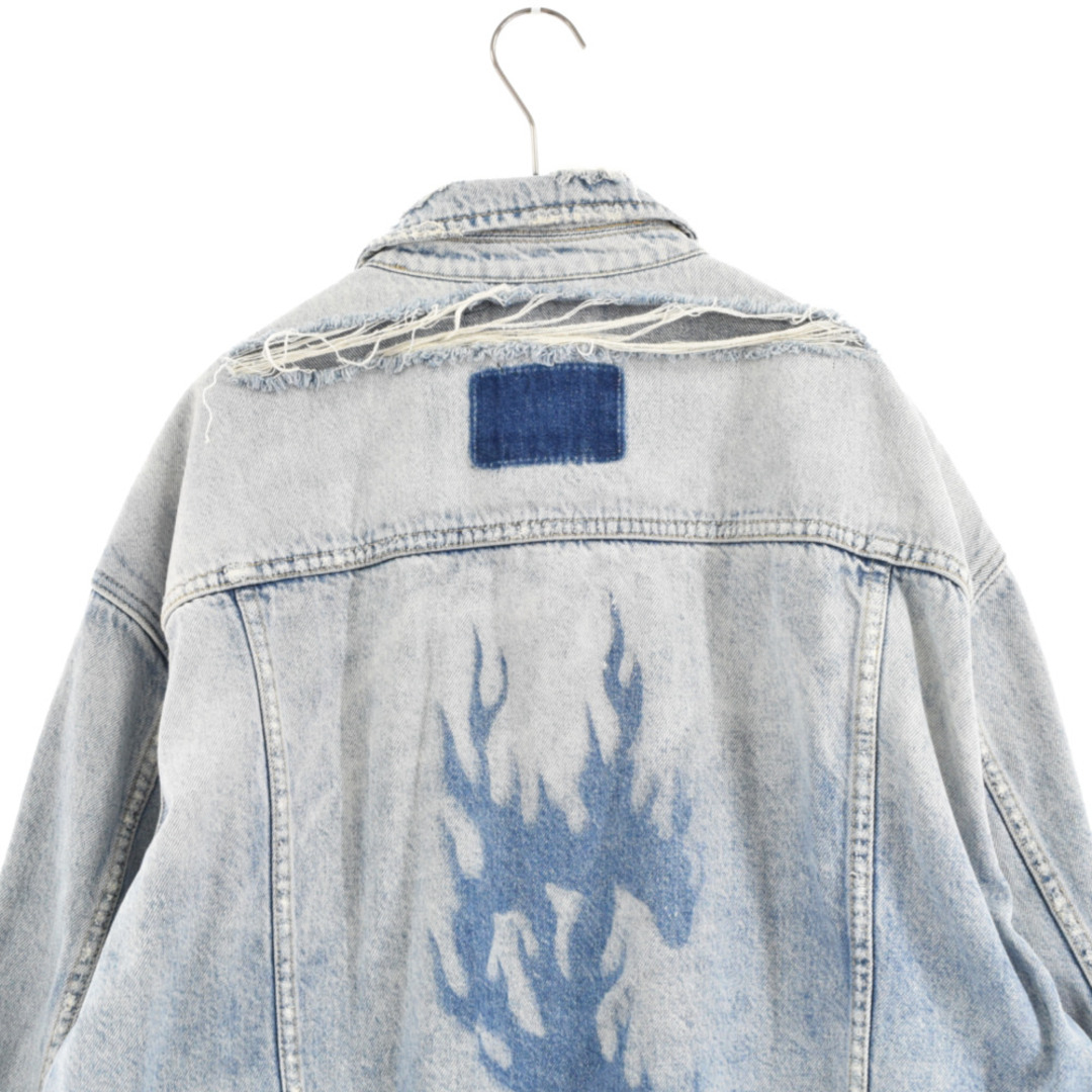 KSUBI スビ ×Travis Scott Denim Jacket ダメージデニムジャケット インディゴ