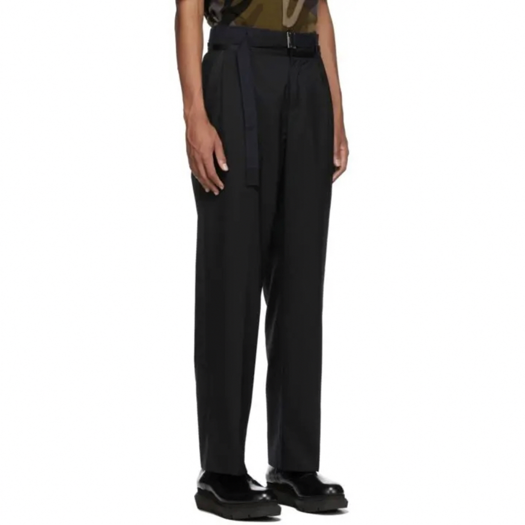 未使用　sacai 21AW Suiting Pants size2 黒 | フリマアプリ ラクマ