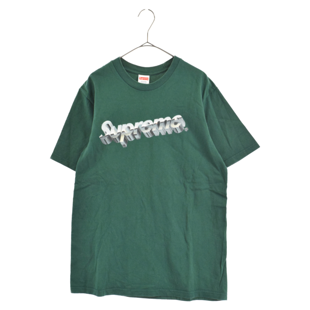 SUPREME シュプリーム 20SS Chrome Logo Tee クロームロゴ半袖Tシャツ ロゴプリントカットソー グリーン | フリマアプリ  ラクマ