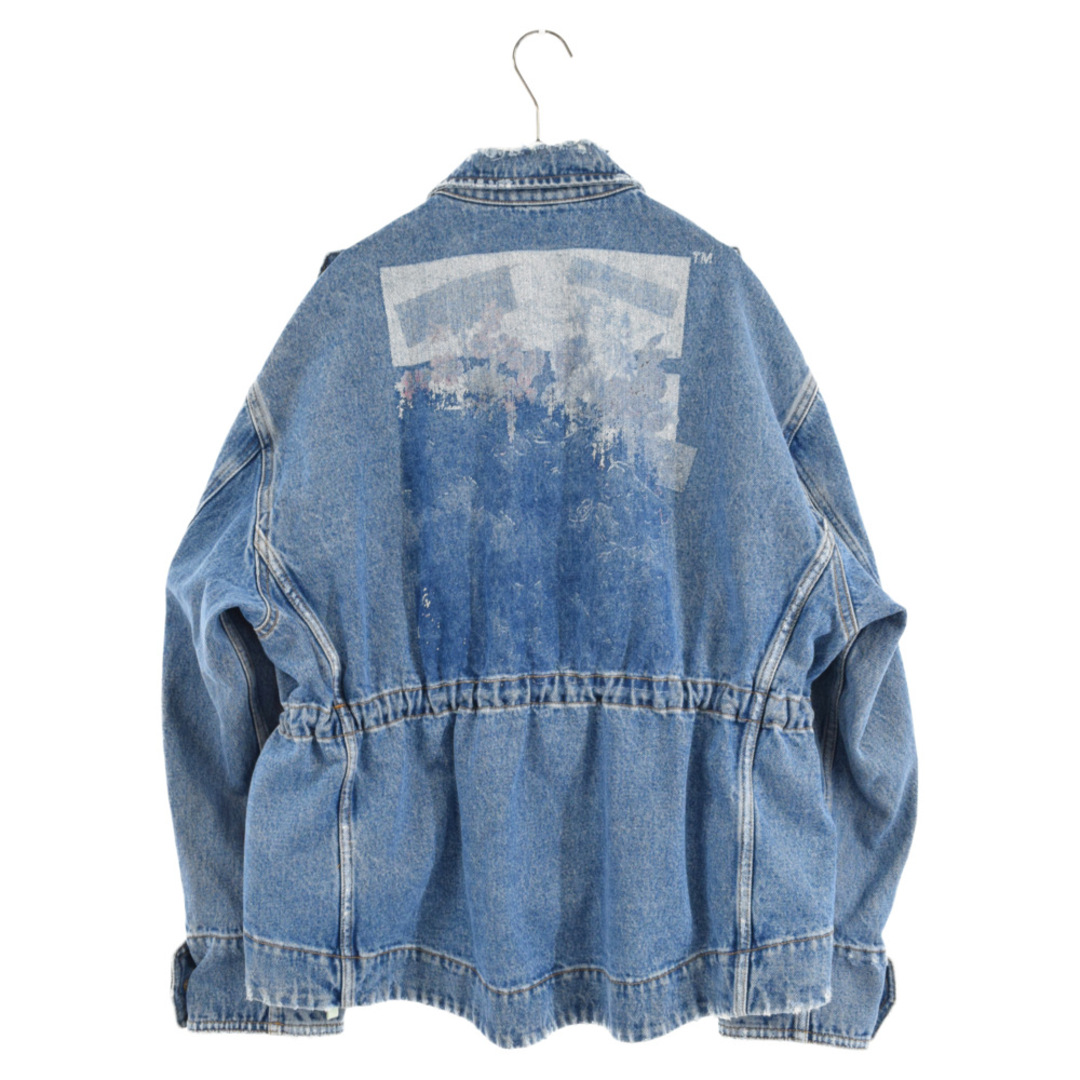OFF-WHITE オフホワイト 18SS FLOWER SHOP DENIM M65 VINTAGE WASH