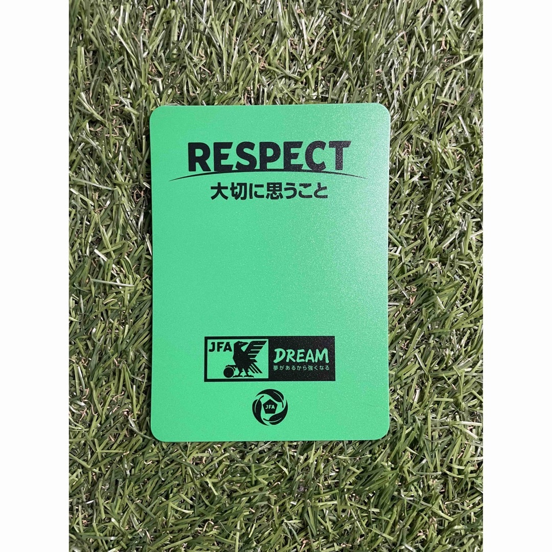 adidas(アディダス)の【未使用新品】 サッカー フットサル レフリー JFA グリーンカード スポーツ/アウトドアのサッカー/フットサル(記念品/関連グッズ)の商品写真